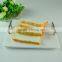 Cheap square white pocelain cake plate stock for hotel restaurant