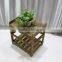 Wood shelf for flowers