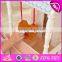 New design beautiful princess wooden dollhouse for children W06A218