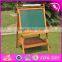 Best sale double-sided drawing board wooden learning toys for toddlers W12B102-S