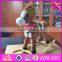 2017 New products funny toy horse sound wooden baby rocking horse W16D090