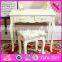 2016 wholesale high quality bedroom solid wooden youth vanity set W08G190