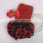 Hot sell Adorable baby diaper and crochet tube top3 sets , satin baby bloomers, baby ruffle bloomers
