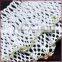 White embroidery chemical lace trimming with metallic yarn for dress,blouse