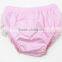 Cute pink childrens toddlers baby underwear girls infant diaper covers lace kids diaper cover