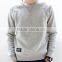 customized design wholesale mens plain comfort warm crewneck pullover fleece CVC80/20 cheaper hoodies/sweatshirt