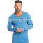 Compression long sleeve gym t shirt with scoop neck