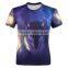 Cheap custom printed full sublimation polyester spandex t-shirts