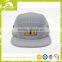 Custom 5 Panel Hats Luminous 3m Reflective Fabric Grey Five Panel Cap
