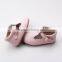 Wholesale italian leather baby kids shoes rubber sole