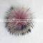Myfur New Arrival Wholesale Super Fluffy Extra Large Raccoon Fur Pom Poms Specially For Beanie Hat Fashionable Stylish Pompoms
