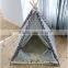 R1934H Good pattern wood oop pet dog cat teepee tent bed wholesale