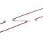 Copper Beading Wire Thread Cord Round Wine Red 0.4mm Dia. , 2 Rolls