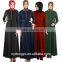 green y blue 4 color hemp muslim dress/ xger muslim islamic fashionable abaya kaftan dresses/fancy dl islamic muslim dress