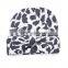 Top End Baby Warm Hat Leopard Print Flanging Cap Baby Hat With A Big Bowknot
