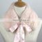 YR705 Fashion Rex Rabbit Fur Collar/Women Fur Collar Top Quality Detachable/Made in China