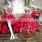 LS00155 2017 Baby Chinese Girl Party Dress Children Short Front Long Back Real Sample Evening Dress