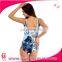 2016 New Design Blue Open Hot Sexy Girl Photo Muslim Women Swimwear