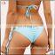 OEM solide adjustable side tie bikinis woman swimwear 2017 in bulk