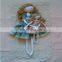 girl rag dolls. soft cloth doll, - polka dots dress