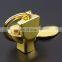 New Design Custom Metal Gold Closestool Keychain in Closestool