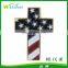 Christian Cross Pin with USA Flag/lapel pin badge