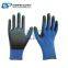 Oil and Gas resistant 13G Polyester Liner Nitrile Dipped Mechanic Work Gloves with EN388 4121X