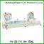 Aluminium and uPVC Profiles Semi-Automatic Double Head Cutting Saw Machine