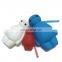 Cute Kawaii Baymax Shape Car Key Holder Promotion Girls Wallet Wristlet Fashion Ladies Mini Coin Purse