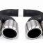 Km for Cayenne S style 958 2011-2014 exhaust tip exhaust pipes muffler tips tail pipe black titanium