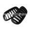 1 Pair Gloss black Single Slat Line Front Grille Kidney grill for BMW X5 X6 F15 F16 2014 2015 2016 2017