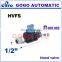 GOGO ATC 10pcs a lot HVFS pneumatic hand valve air pressure switch port PT 1/2" hose 8mm fitting quick hose connector