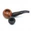 110mm Length wooden resin Medium tobacco pipe with small black rosewood head for smoking
