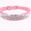 Diamond Embedded Pet Collar Comfortable Leash Training Dog Rope Round Rope Pet Neck Chain Pet Supplies
