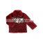 Wholesale Fleece Leopard White Baby Girl Winter Coat With Zipper