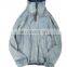 Wholesale Turtle High Collar Oversized Loose fit Cuff Washed Men Street style Jean Denim Jacket