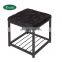 Reatai high quality customized velvet fabric indoor metal seat bench sofa