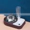 Dual-purpose automatic no spill pet dog food and water bowl