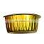 MOQ one carton stock  silver red green gold  takeaway eco-friendly oval aluminium foil cup