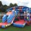 Wholesale Commercial Jumping Castle Superhero Bounce House Inflatable Bouncy Castle With Slide
