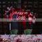 Outdoor led advertising acrylic 3d letter signage custom neon led sign for wedding bar events