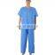 Promotional High Quality Disposable SMS Nursing Scrubs Uniforms Nurse Rayon Uniforms Nursing Clothes Hospital Scrub Suit