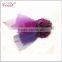 girls purple banquet head flower