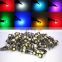 30PCS T10 Canbus White Blue Red Yellow Pink Green Ice Blue 5smd Car Light W5w 194 168 Error Bulbs DC 12V Wedge Lamp Parking Lamp