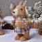 Cute Christmas Decorations Ornaments Natural Squirrel Dolls Gifts