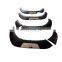 Plastic Black Fender Flares for Toyota Hilux Revo