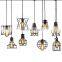 American retro industry Iron cage pendant light for decorate