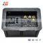 JS-621 Office Tabletop Sliding Electric Insert Socket Box With USB+Power Female+VGA+RJ45