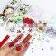 Best Selling Wholesale 6 Grid DIY Snowflake Shape Laser Shining 3D Holographic Nail Art Glitter Sequin Snowflakes Christmas