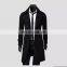 Custom-made extra-large wool multi-button men's slim long suit jacket men's long coat